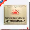 Làm Biển Công Ty Bằng Đồng