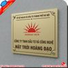 Làm Biển Công Ty Bằng Đồng