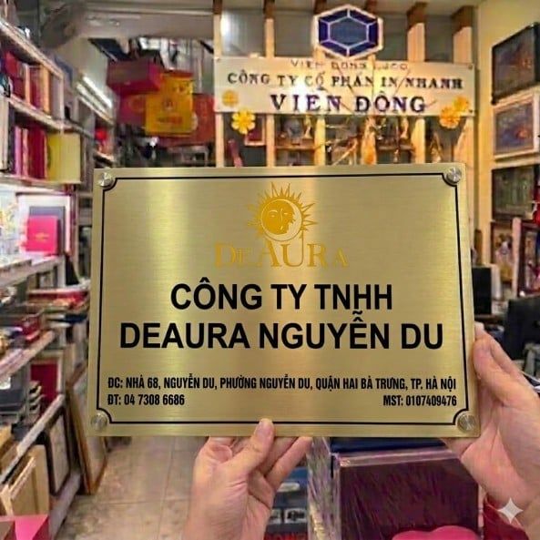 Đặt Làm Biển Công Ty Bằng Đồng Theo Yêu Cầu – Nhanh, Đẹp