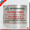 Biển công ty inox chữ nổi đẹp, độ bền cao
