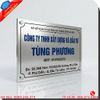 Biển công ty inox đẹp, sang trọng, bền bỉ ngoài trời
