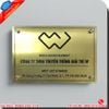 BIỂN CÔNG TY INOX VÀNG ĐẸP CHO TRỤ SỞ CÔNG TY