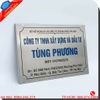 Biển công ty inox đẹp, sang trọng, bền bỉ ngoài trời