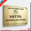 Làm Biển Công Ty Inox Vàng Uy Tín, Thi Công Nhanh