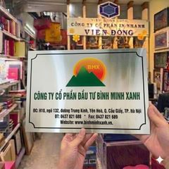 BIỂN INOX CÔNG TY CAO CẤP, THIẾT KẾ THEO YÊU CẦU