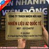 Bảng Hiệu Inox Vàng Gương