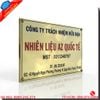 Bảng Hiệu Inox Vàng Gương