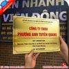 Bảng Hiệu Inox Vàng Khắc Chữ – Đẳng Cấp Doanh Nghiệp