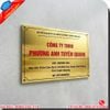Bảng Hiệu Inox Vàng Khắc Chữ – Đẳng Cấp Doanh Nghiệp