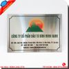 BIỂN INOX CÔNG TY CAO CẤP, THIẾT KẾ THEO YÊU CẦU