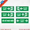 Biển EXIT Mica, Alu, Inox Bền Đẹp Theo Yêu Cầu