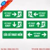 Biển EXIT Thoát Hiểm Cao Cấp, Đạt Tiêu Chuẩn PCCC, Bền Đẹp
