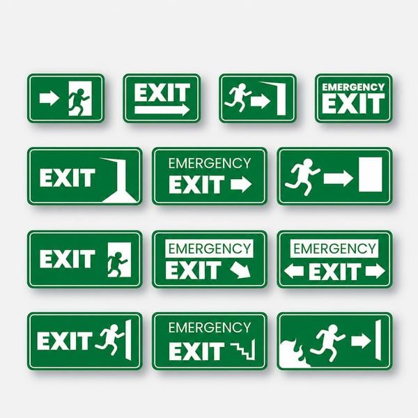 Biển EXIT Mica, Alu, Inox Bền Đẹp Theo Yêu Cầu