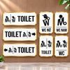 BIỂN CHỈ DẪN NHÀ VỆ SINH TREO TRẦN, BIỂN VẪY WC Lấy Ngay Tại Hà Nội