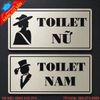 BIỂN CHỈ DẪN NHÀ VỆ SINH TREO TRẦN, BIỂN VẪY WC Lấy Ngay Tại Hà Nội
