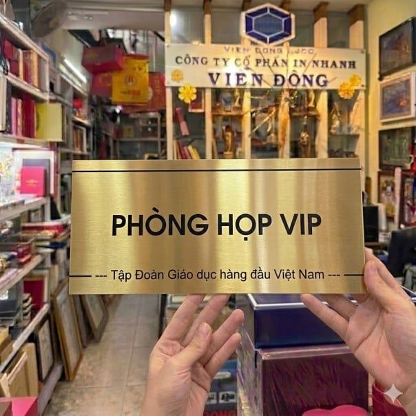 Biển Tên Phòng Ban Inox Đẹp – Khắc Chữ Sắc Nét