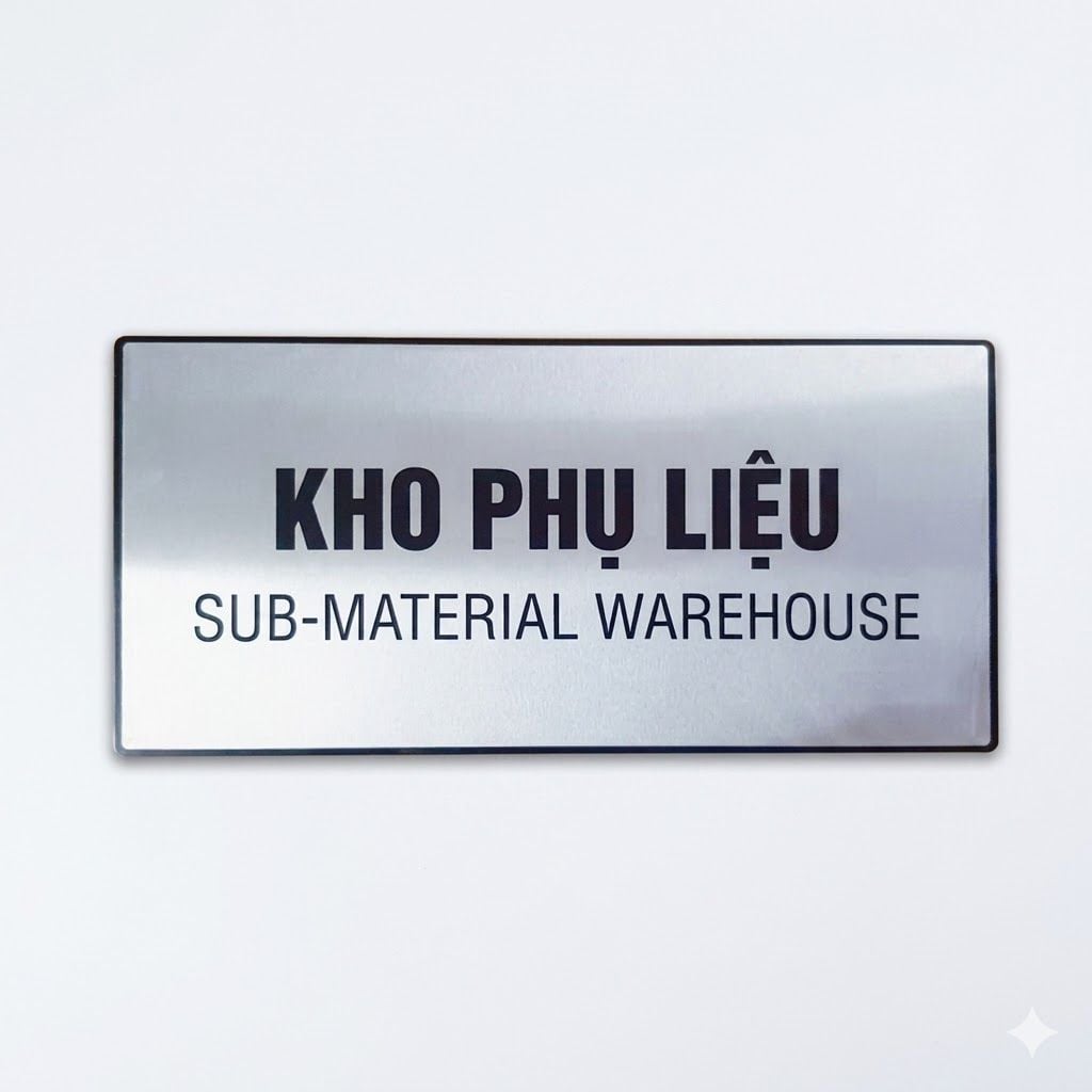 Bảng Phòng Ban Inox Cao Cấp Cho Văn Phòng Hiện Đại