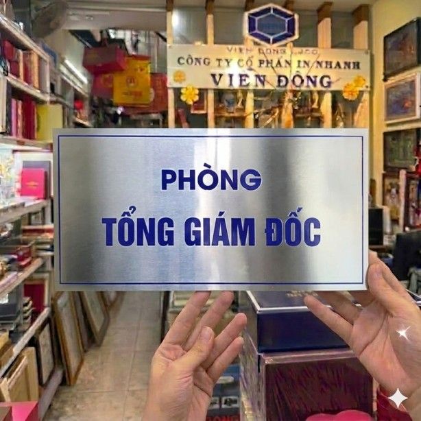Biển Phòng Ban Inox Giá Tốt – Thi Công Nhanh