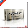 Biển inox phòng ban bền đẹp
