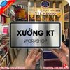 Biển inox phòng ban bền đẹp