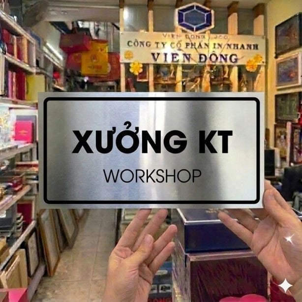 Biển inox phòng ban bền đẹp