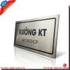 Biển inox phòng ban bền đẹp