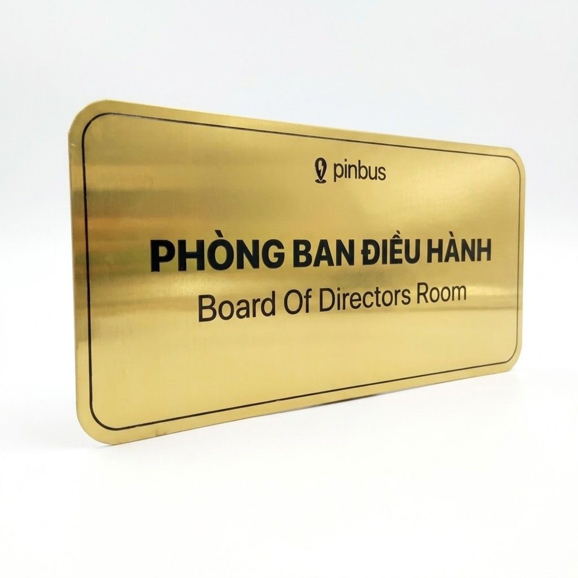 Biển phòng ban inox chất lượng cao