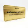 Biển phòng ban inox chất lượng cao