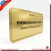 Biển phòng ban inox chất lượng cao