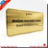 Biển phòng ban inox chất lượng cao