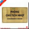 Làm biển inox văn phòng – Thiết kế miễn phí