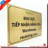 Biển phòng ban inox cao cấp – Khắc sắc nét