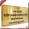 Biển phòng ban inox cao cấp – Khắc sắc nét