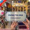Biển phòng inox tại Hà Nội – Thiết kế theo yêu cầu
