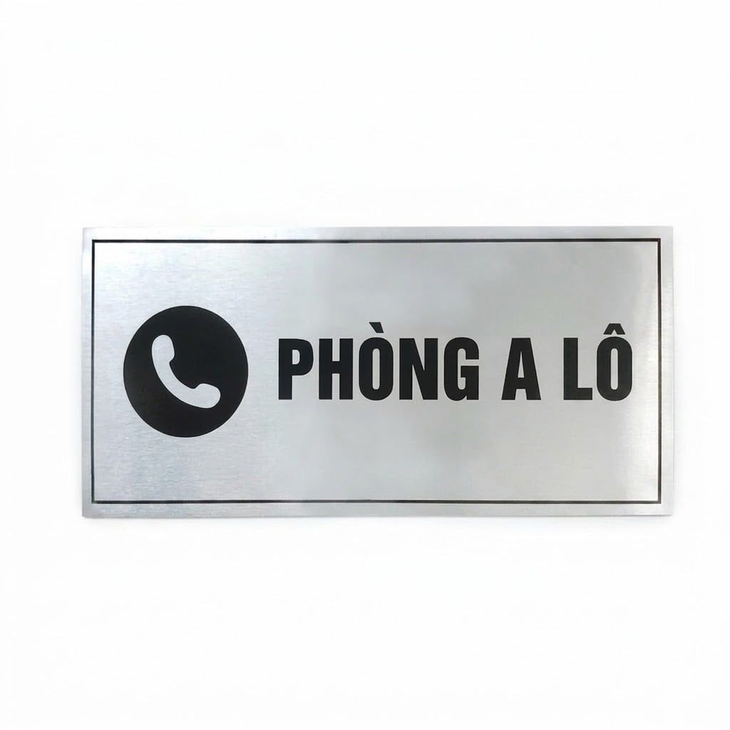 Gia Công Biển Phòng Ban Inox Đẹp Tại Hà Nội