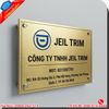 BIỂN CÔNG TY INOX VÀNG SANG TRỌNG CHO DOANH NGHIỆP