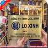 BIỂN CÔNG TY INOX VÀNG SANG TRỌNG CHO DOANH NGHIỆP