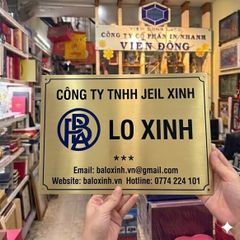 BIỂN CÔNG TY INOX VÀNG SANG TRỌNG CHO DOANH NGHIỆP