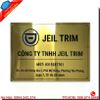 BIỂN CÔNG TY INOX VÀNG SANG TRỌNG CHO DOANH NGHIỆP