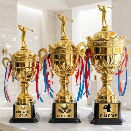 Cúp Lưu Niệm Golf Sang Trọng Cho Doanh Nghiệp