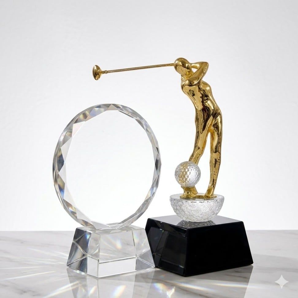 Cúp Trao Giải Golf Chuyên Nghiệp – Thiết Kế Đẹp