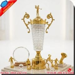 Cúp Golf Pha Lê Cao Cấp – Sang Trọng Cho Giải Đấu