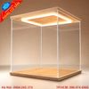 Địa Chỉ Bán Hộp Mica Trưng Bày Đế Gỗ Có Đèn LED Sẵn Hàng, Lấy Ngay Tại Hà Nội