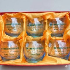 In Cốc Thuỷ Tinh Quà Tặng Doanh Nghiệp – Sang Trọng, Cao Cấp