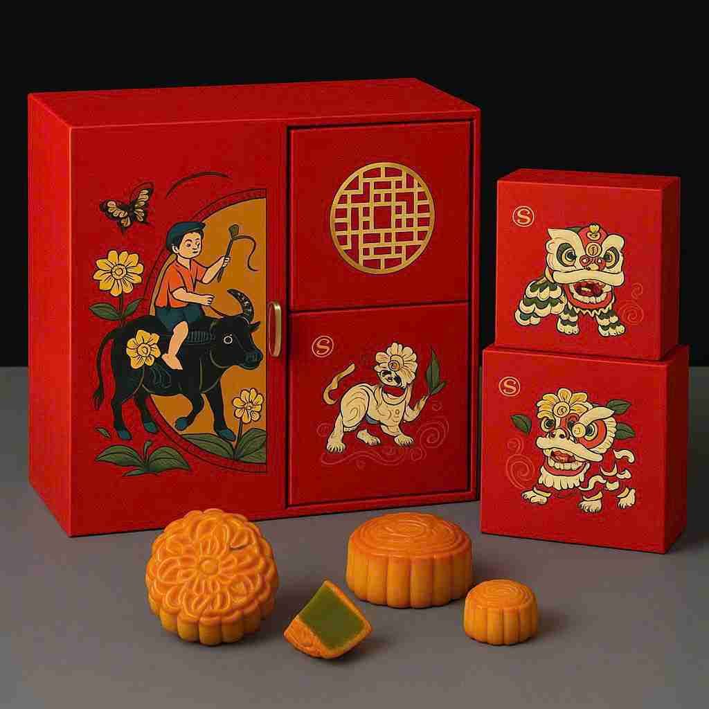 Hộp đựng bánh trung thu cao cấp