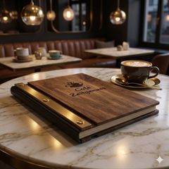 In Menu Bìa Da, Menu Gỗ, Menu Nhựa Theo Yêu Cầu