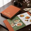 Menu Bìa Da Nhà Hàng Khách Sạn Sang Trọng Hiện Đại