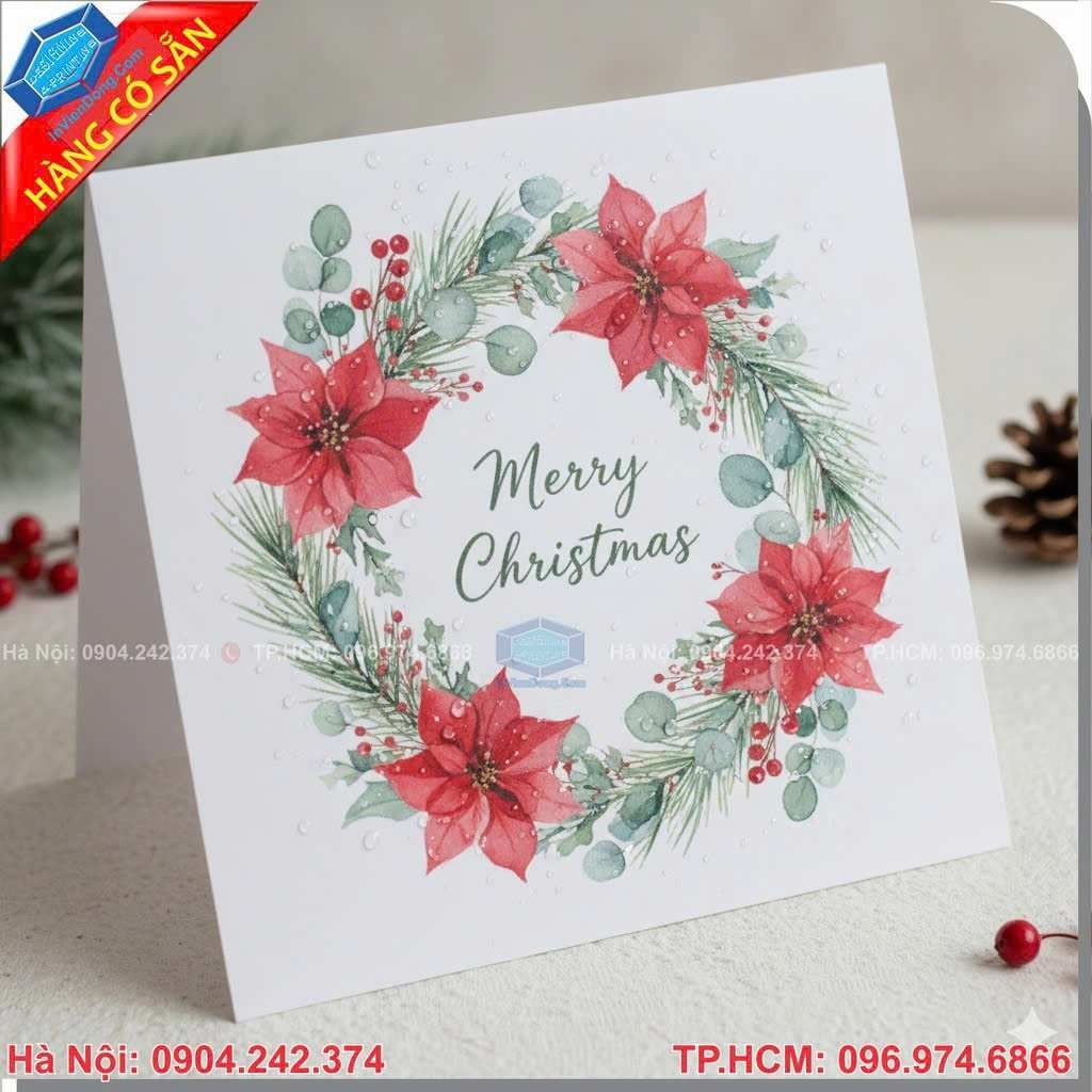 In thiệp giáng.sinh giá rẻ tại Hà nội