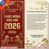 Thiệp Mừng Xuân 2026 đẹp