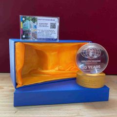 Quả Cầu Pha Lê Khắc Laser 3D Cao Cấp